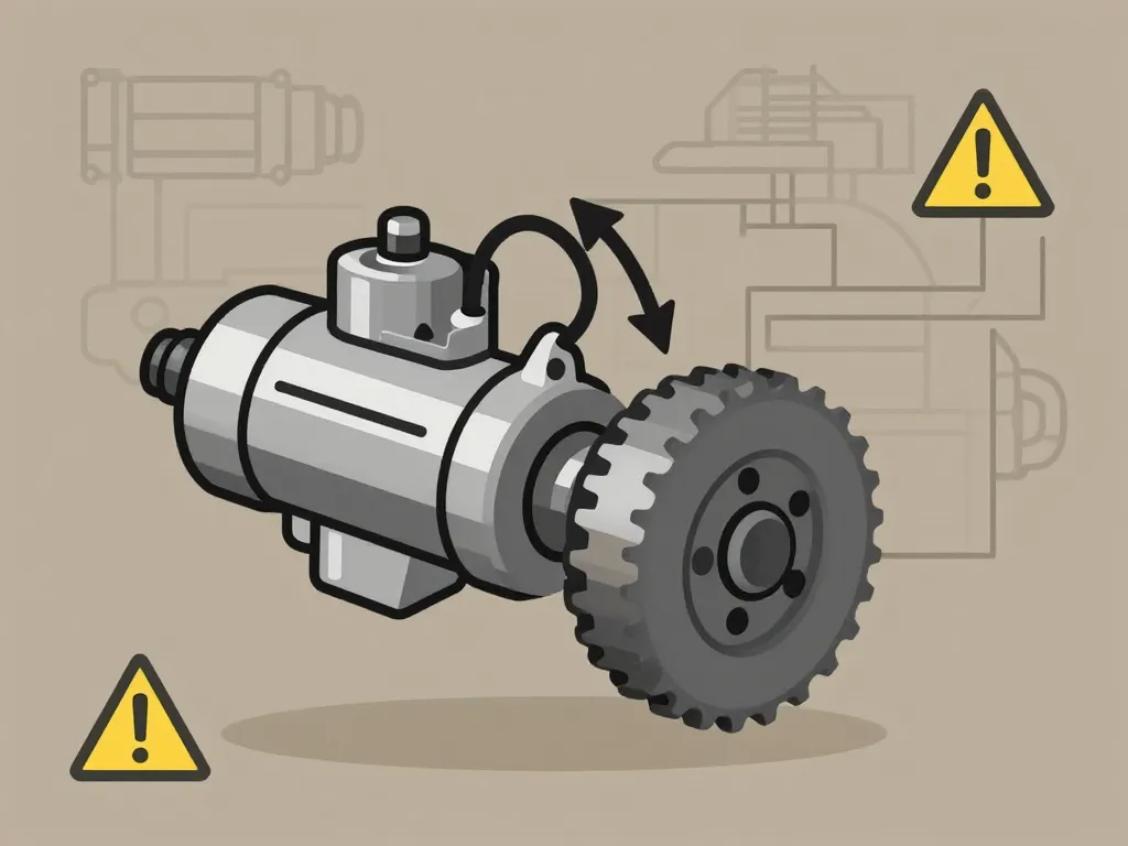 concept démarreur qui colle dangers moteur