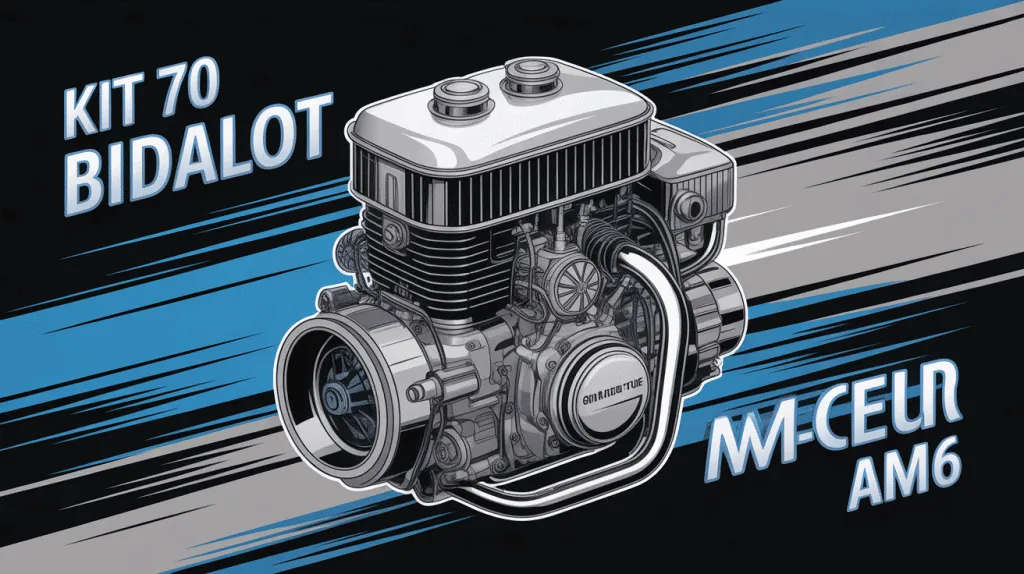 Illustration du kit 70 bidalot am6 moteur
