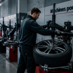 machine pour pneu automatique sur jante