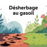 désherber au gasoil jardin pollué et côté écologique