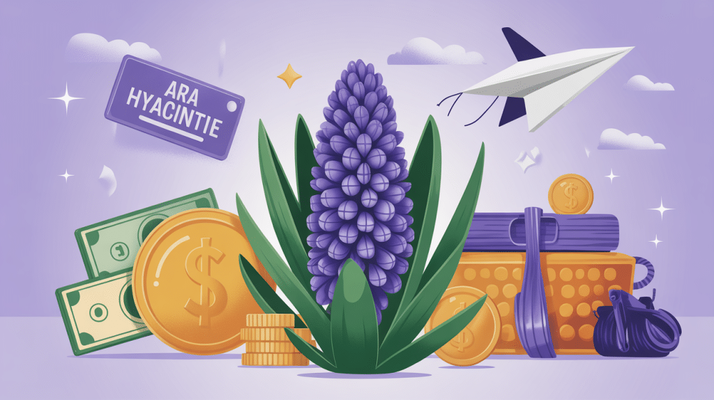 illustration prix ara hyacinthe coût global