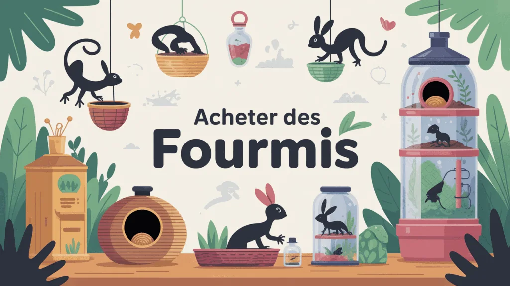 Acheter fourmies grande fourmilière stylisée avec accessoires