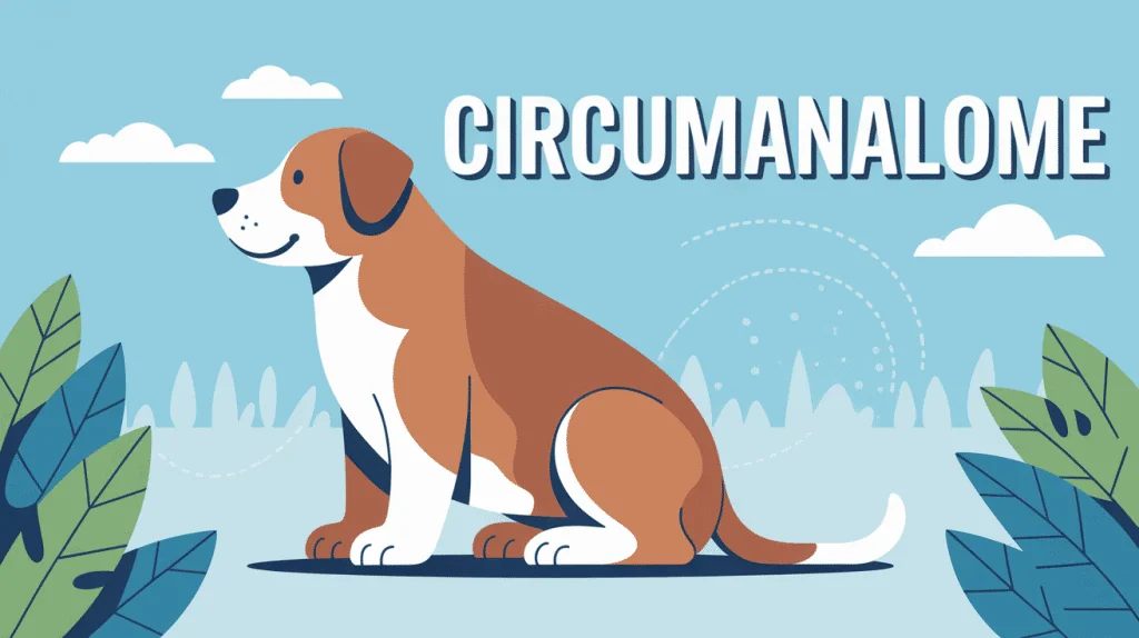 illustration circumanalome chien ambiance rassurante