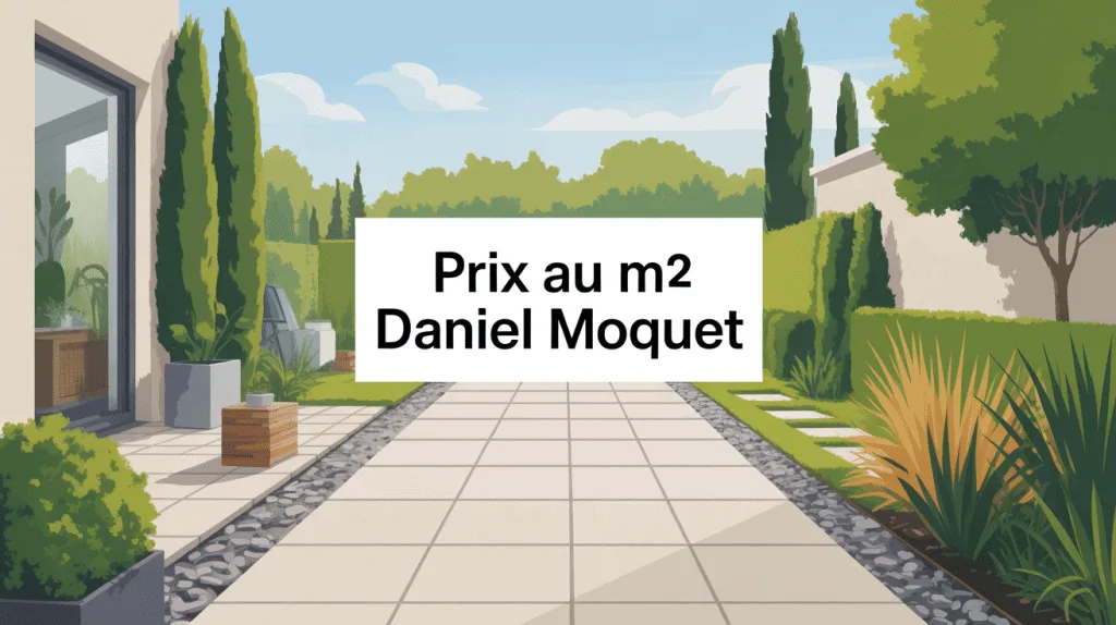 daniel moquet prix au m2 visuel allée terrasse cour