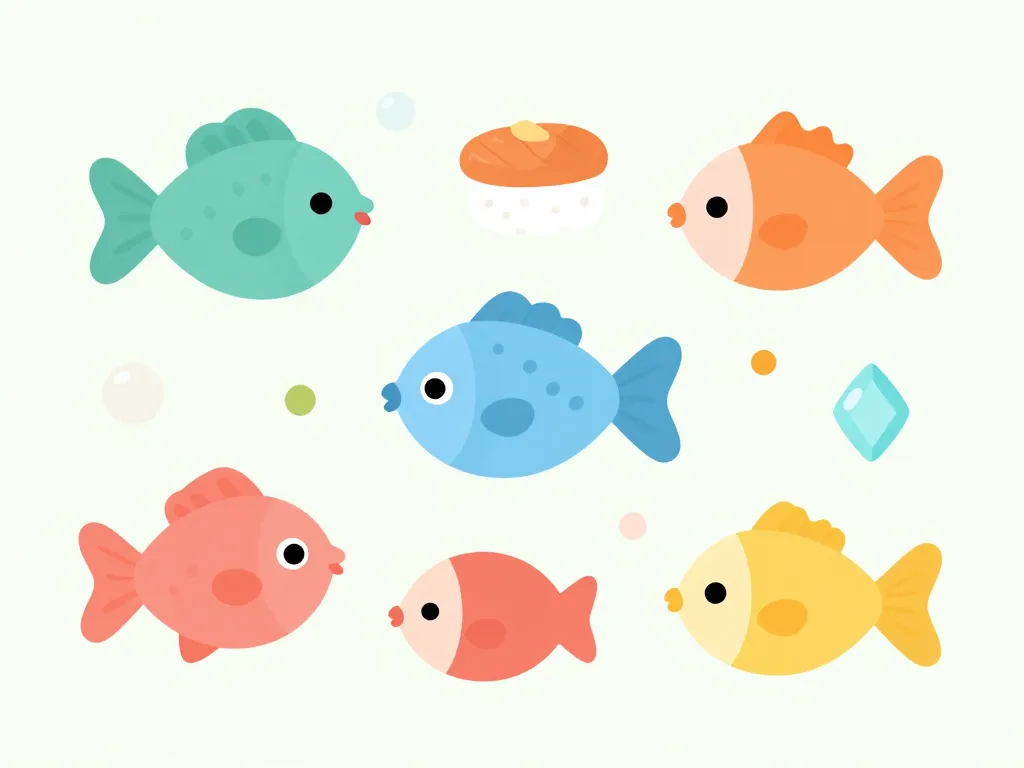 Poissons créatifs et amusants pour idée de nom pour un poisson