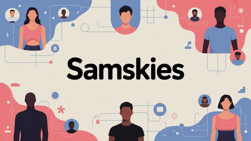 illustration identité numérique samskies pastel bleu digital