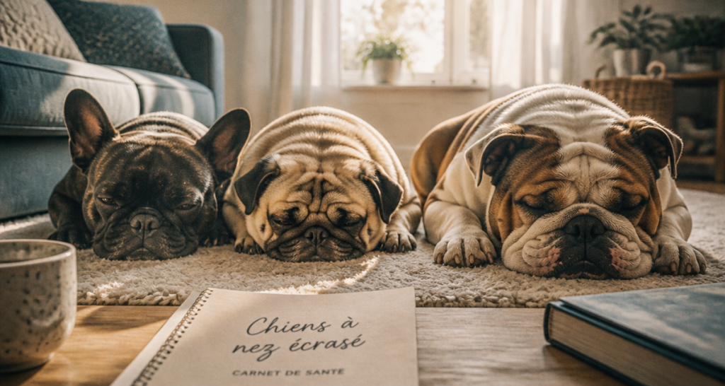 chien nez ecrase bouledogue carlin bulldog tapis