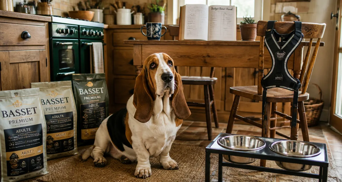 Basset Hound prix budget et accessoires cuisine