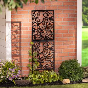 Floral Metal Trellis