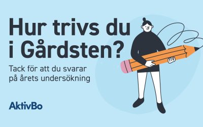 Hur trivs du i Gårdsten? Kom ihåg att svara på årets undersökning