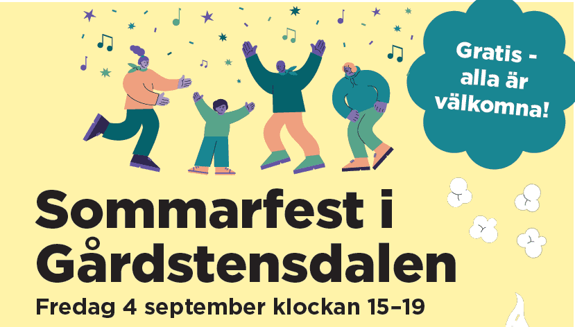 Text Sommarfest i gårdstensdalen