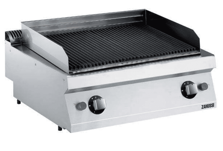 Dobbelt Gas Lavastensgrill Evo700 Zanussi