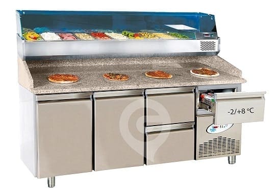 Pizzadisk Frenox, 3 Skuffer 2 Døre