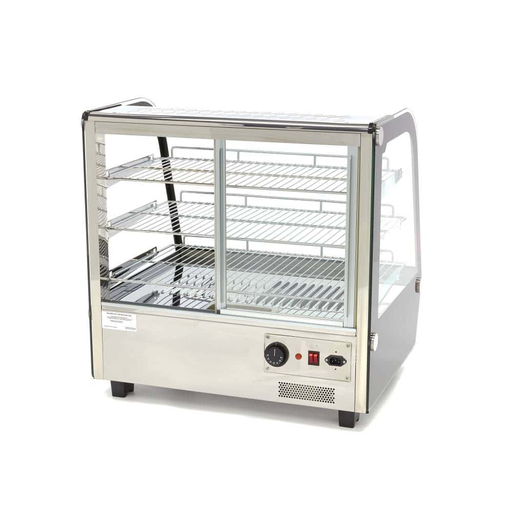 Maxima Deluxe Rustfrit Stål Varme Montre Til Madopbevaring.