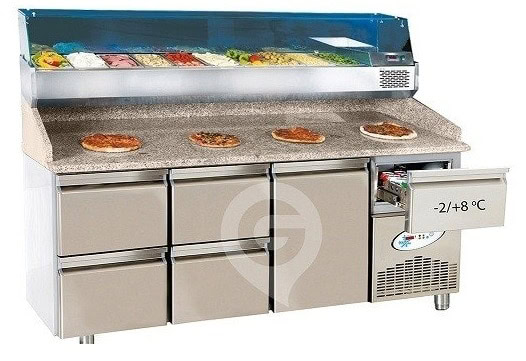 Gastroudstyr, Pizzaovn, Fryser, Køkkenudstyr, Pizzafremstilling.