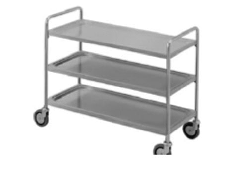 Servicevogn Med 3 Hylder Og H Ndtag 1200Mm
