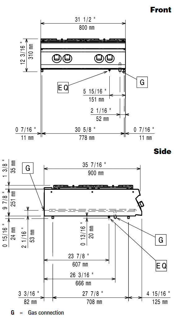 Zanussi Evo900 Z9Gcgh4S00 – Gaskogebord Med 4 Brændere 2