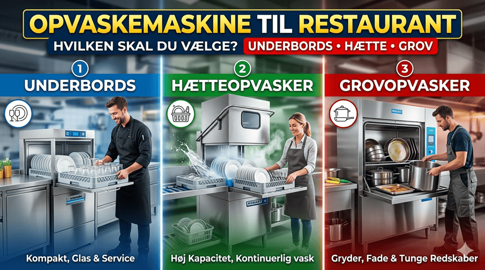 Opvaskemaskine Til Restaurant