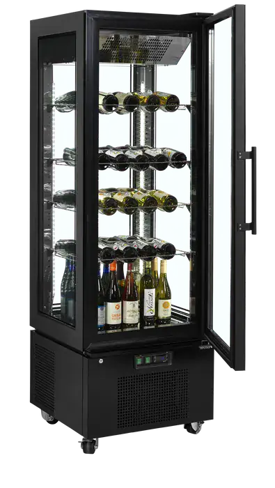 Tefcold Upd400-C Displaykøler Med Rammeløs Glasdør