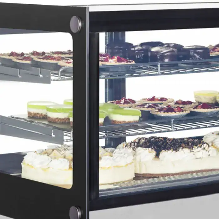 Tefcold Lct900F Display Bordfryser – Sort, 900 Mm