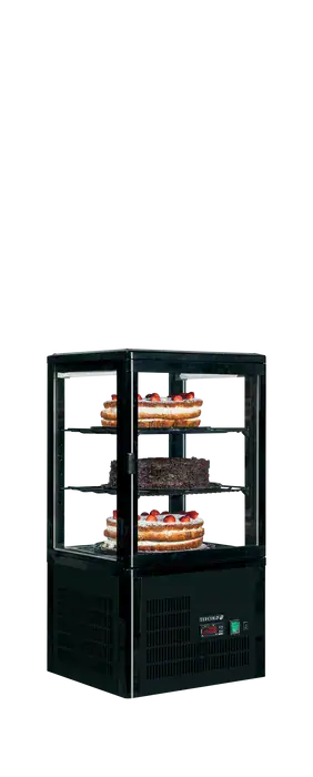 Tefcold Upd60-Black Kompakt Displaykøler – Sort