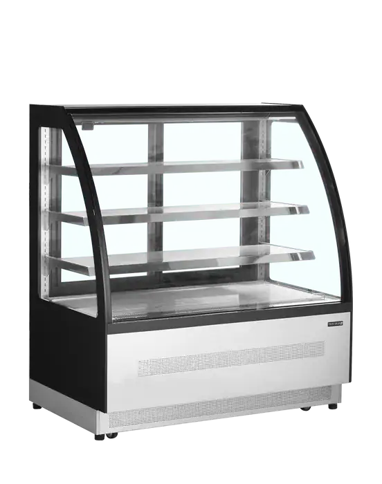 Tefcold Lpd1200C Displaykølemontre – Sort, 1205 Mm