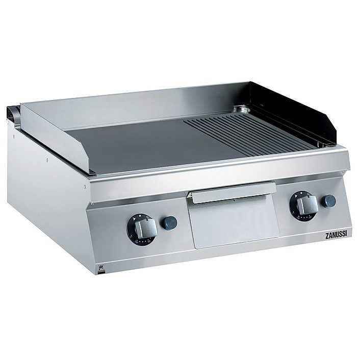Zanussi Professional Stegeplade kombi mat krom gas 800 mm (372335)
