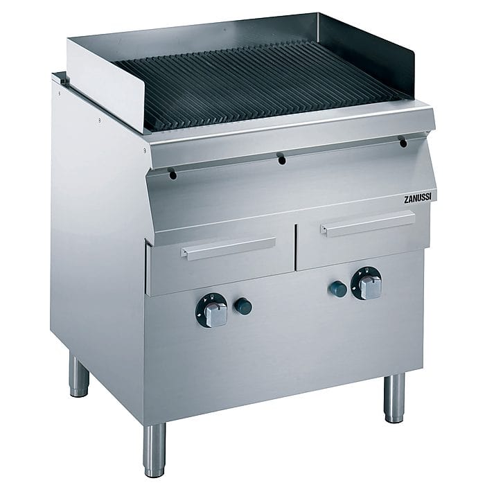 Zanussi Professional Turbogrill m. støbejernsrist gas 800 mm – 900-serie (392267)
