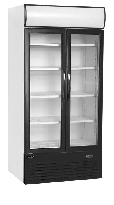Tefcold FSC1000H display køleskab – hvid, 2 glasdøre, 524 l