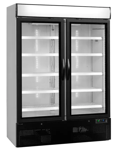 Tefcold NC5000G display køleskab – hvid, 2 døre, 1079 l