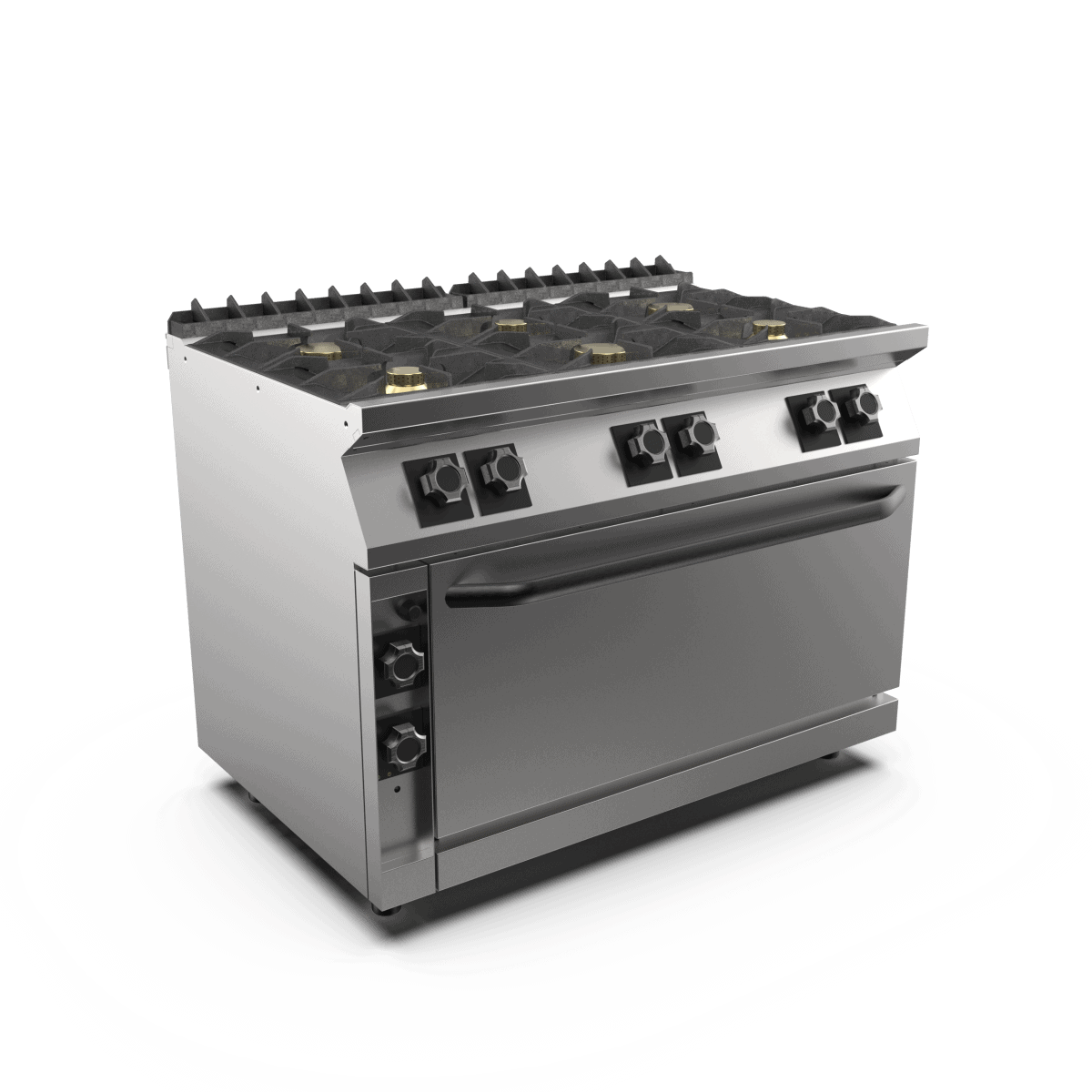 Wery PC712GFGMG – Mareno PC712GFGMG gas-komfur, 6 blus (komfur)