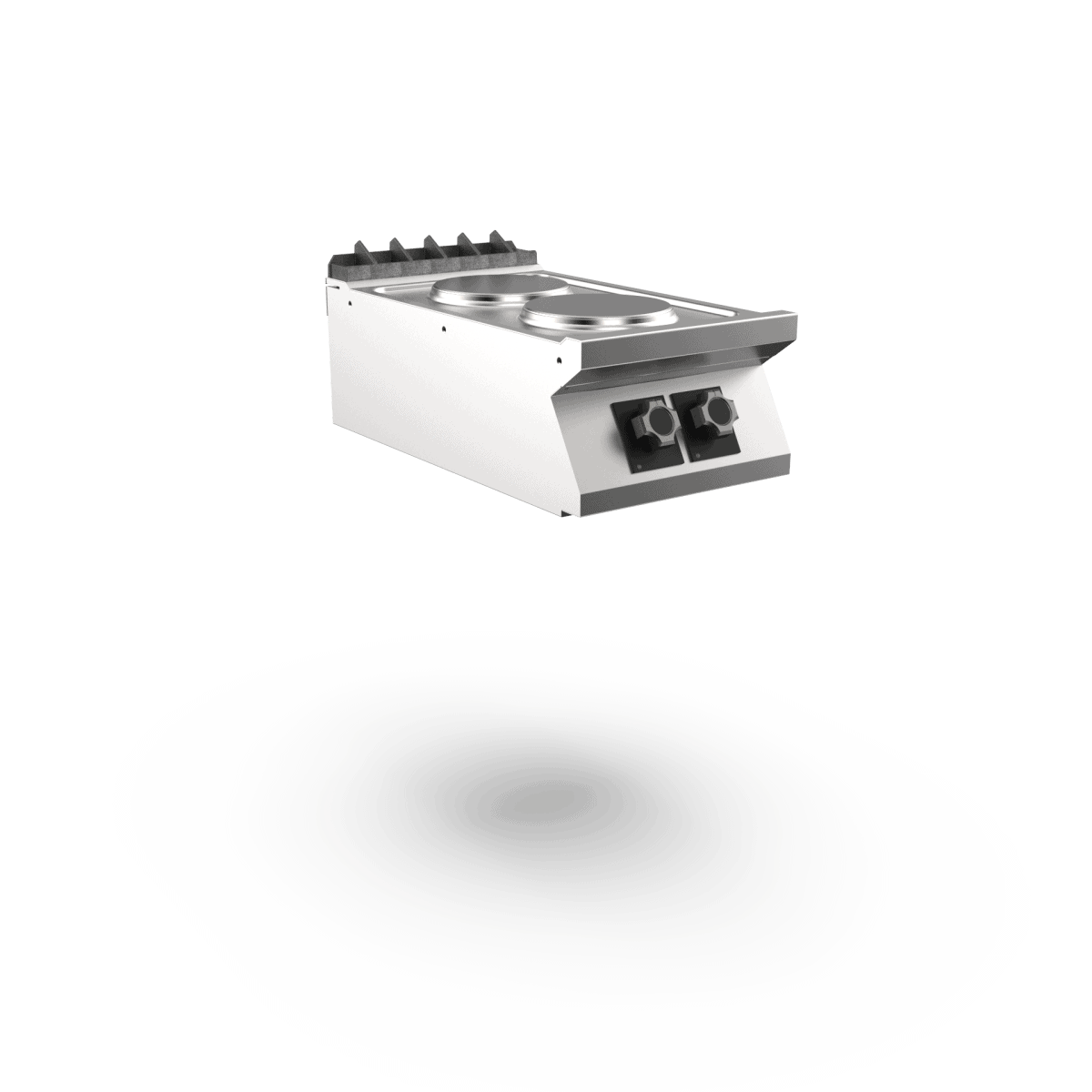 Wery PC74ETPT – Mareno PC74ETPT el-kogebord (runde kogeplader), 2 runde kogeplader (bordmodel)