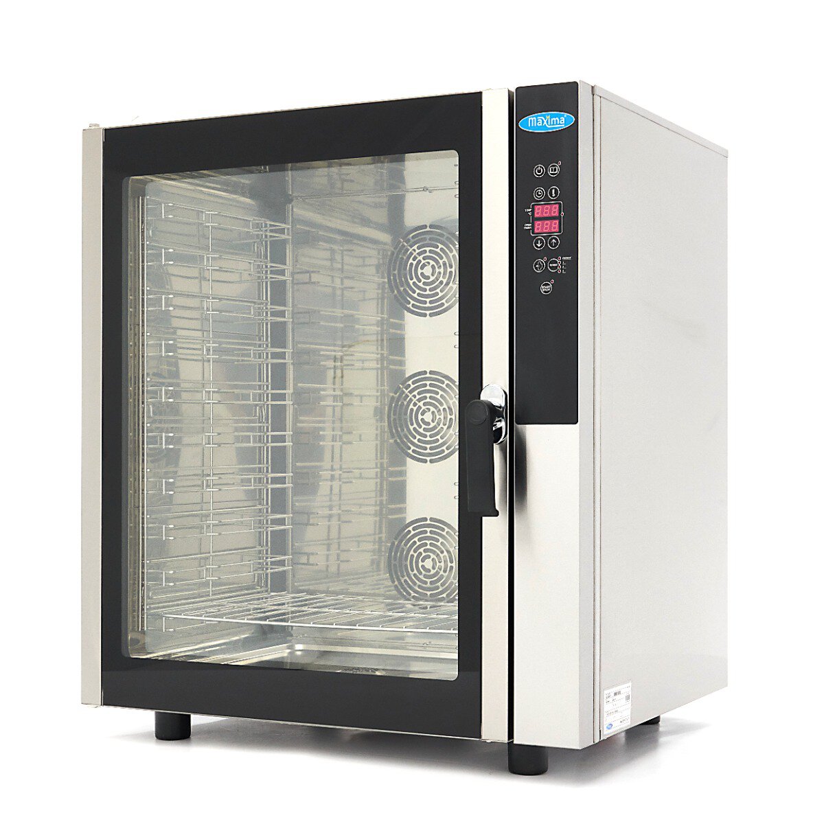 Maxima kombidamper 10 plader, 60 x 40 cm, digital styring – produktfoto