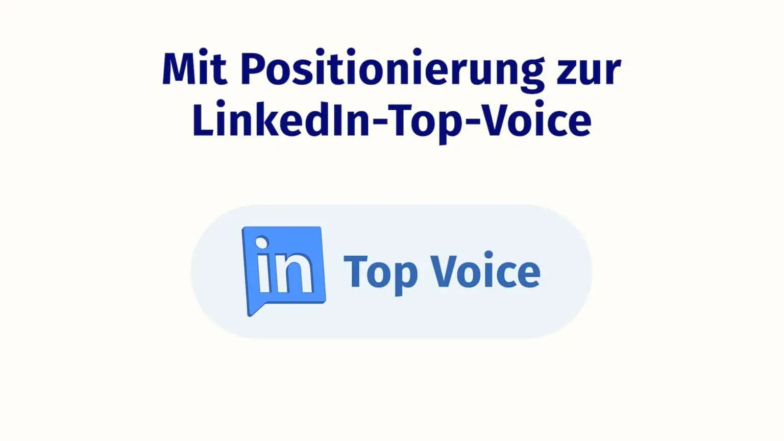 Logo der LinkedIn-TopVoice.