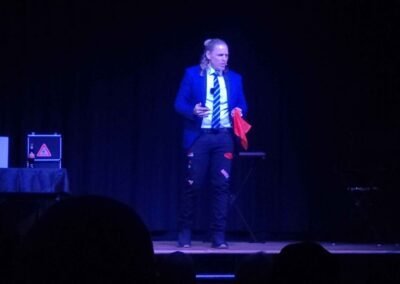 Theater magic performance San Juan Islands stage show