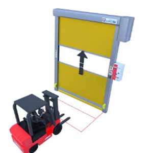 Porte veloci con rilevatore di veicoli