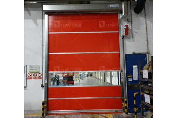 Las puertas enrollables de lona