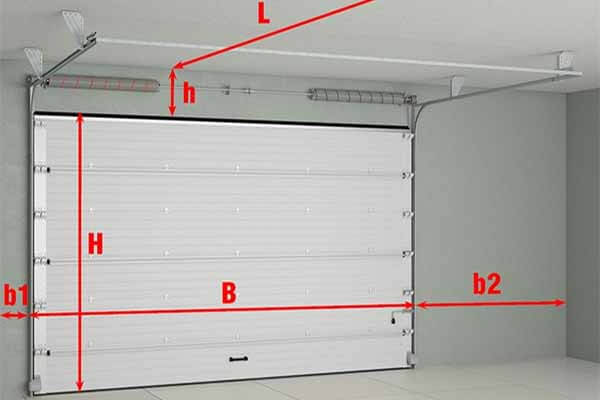 Porta sezionale basculante