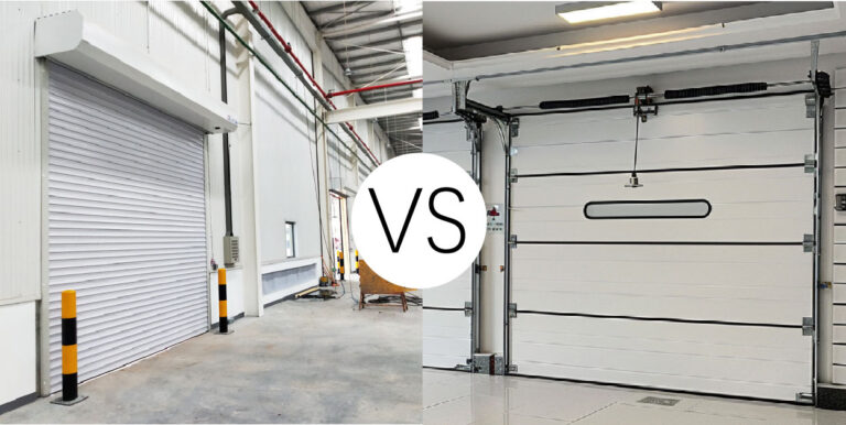 Porta da Garage Avvolgibile in Alluminio vs Porta da Garage Sezionale