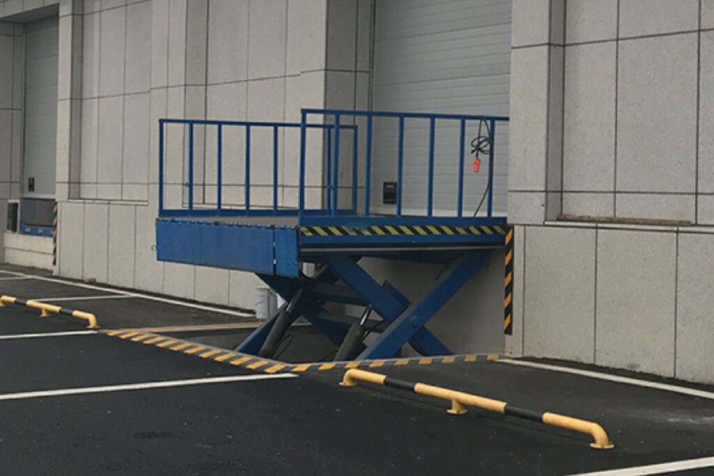 loading dock scissor leveler