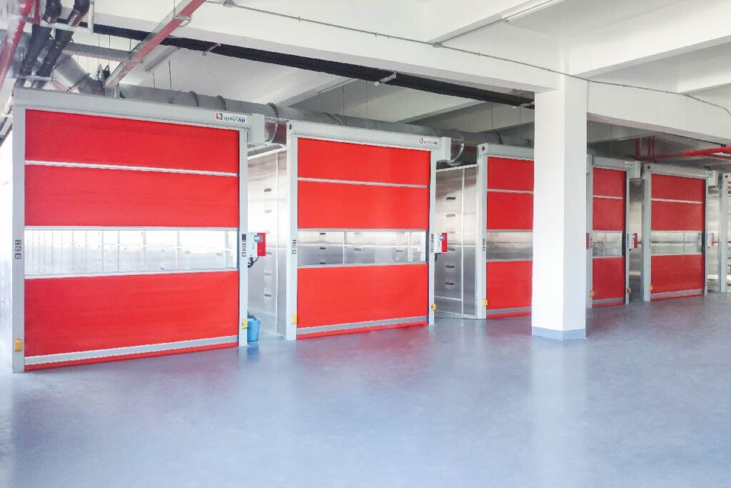 Porta ad alta velocità in PVC