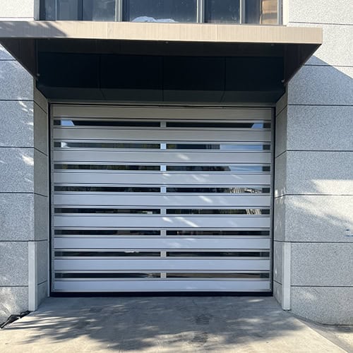 Porta a spirale trasparente