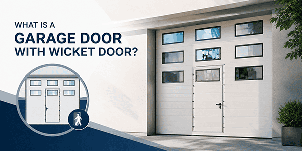 What is A Garage Door With Wicket Door