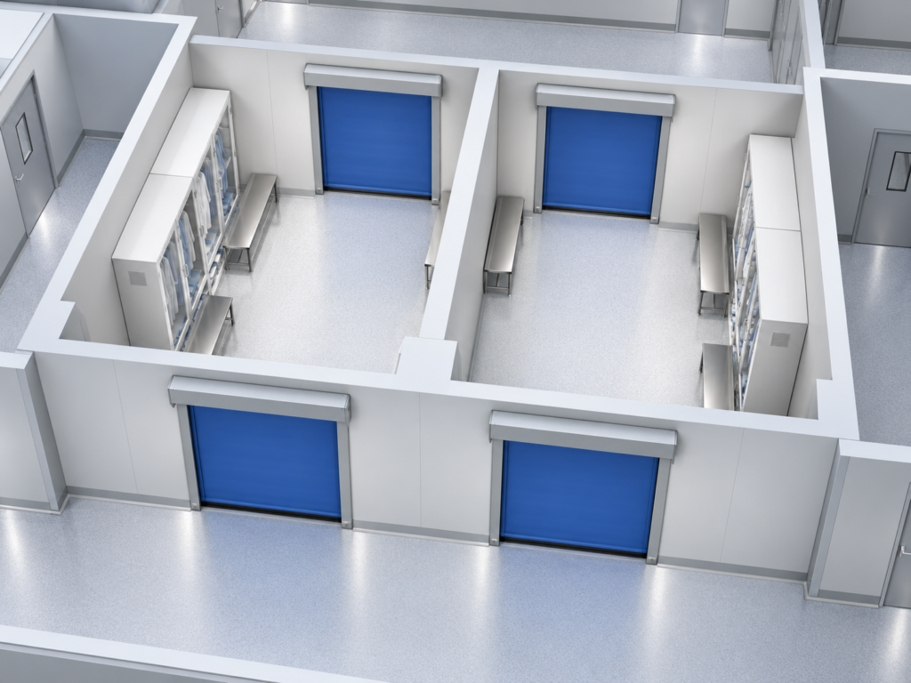 cleanroom-gowning-entry-exit-layout