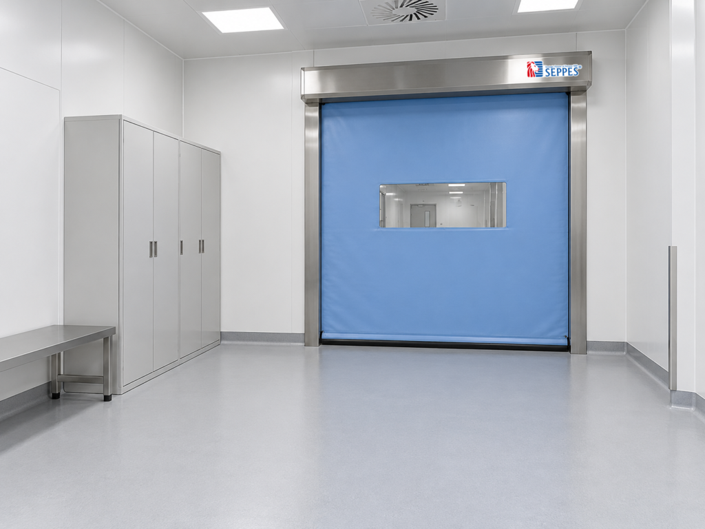 rapid-roller-doors-gowning-room-entrance