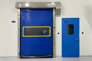 Porta a cerniera lampo ad alta velocità