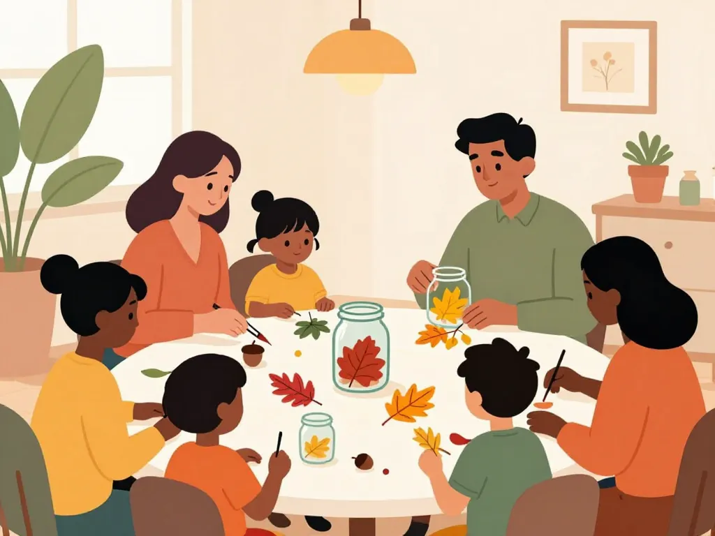 bricolage automne facile activités enfants création automne