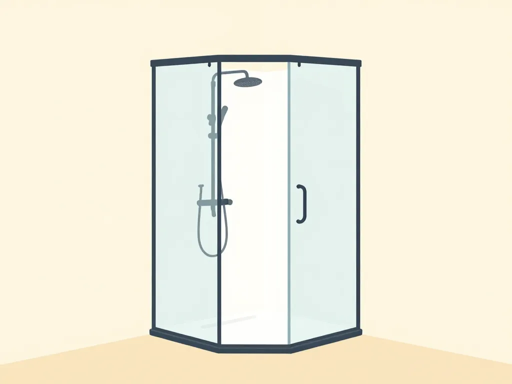 petite salle de bains avec cabine de douche 80x80