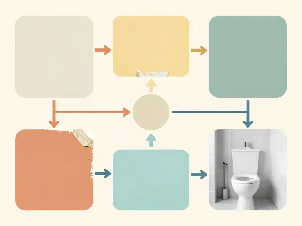 comparatif enduit peinture support pièce illustration