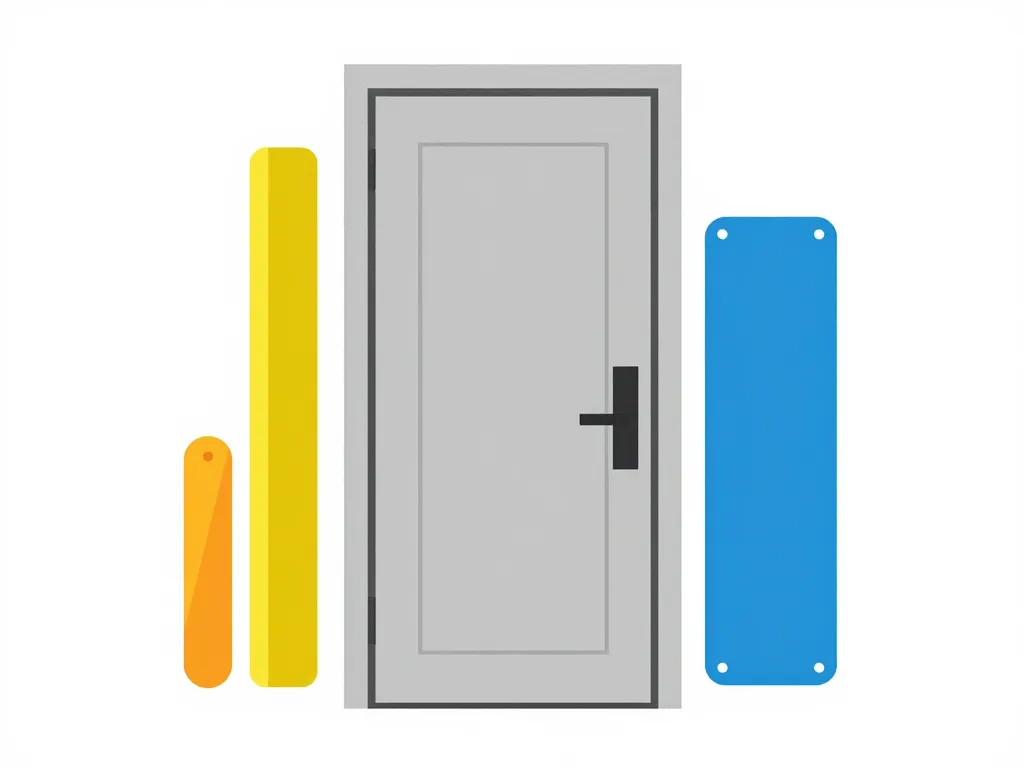 diagramme types kit isolation porte d'entrée et position composants